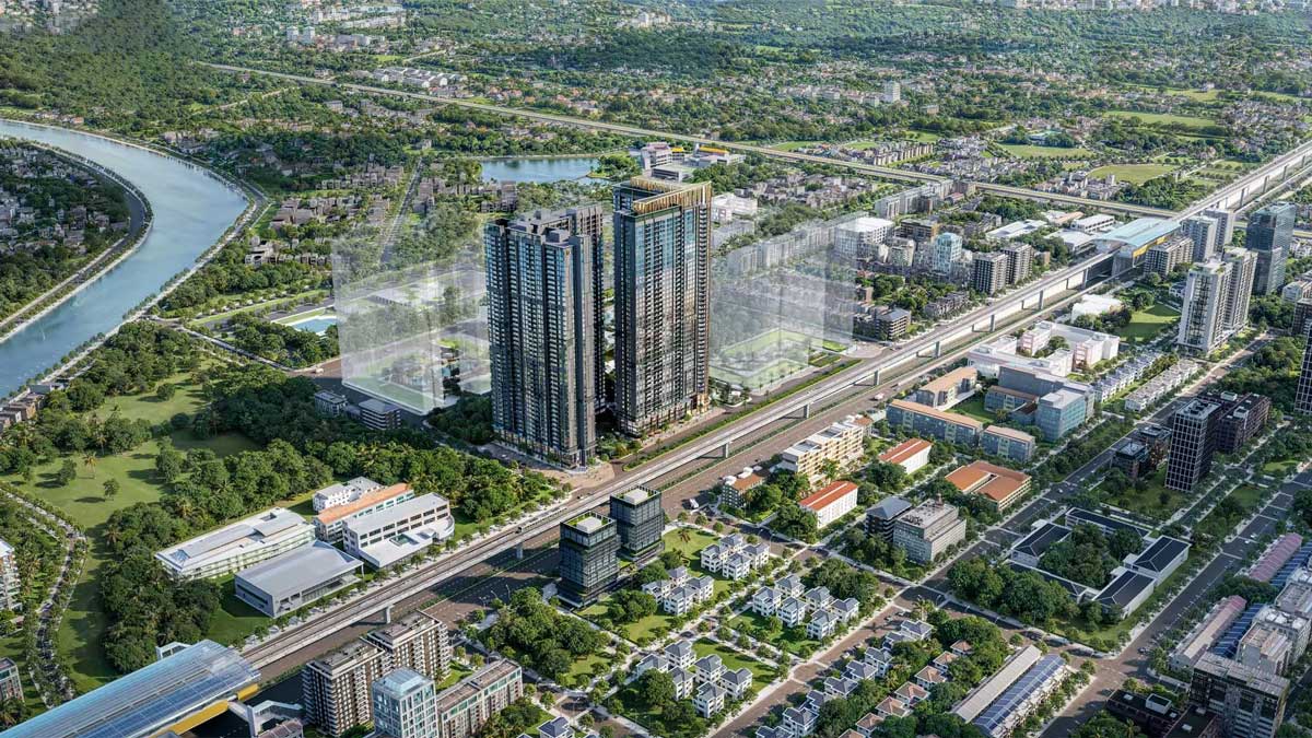 Vị trí đắc địa của dự án Hanoi Seasons Garden trên trục Metro